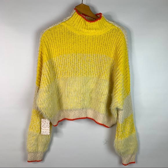 Free People Women's Sunbrite Sweater Grey Size Medium
